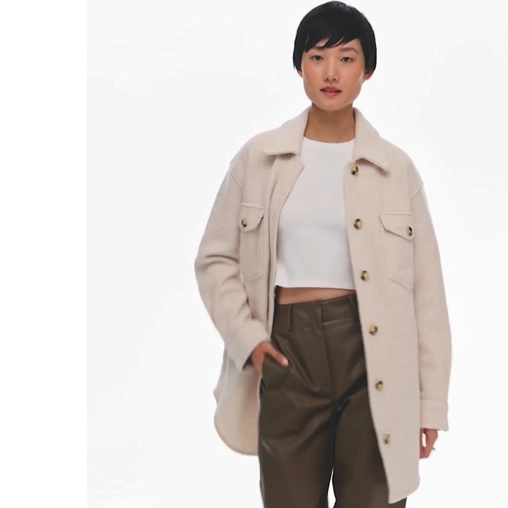 Aritzia Ganna Shirt Jacket